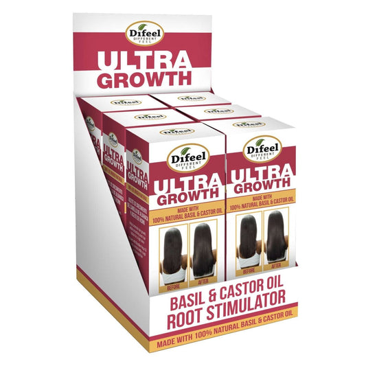 Sunflower Difeel Ultra Growth Basil-Castor Leave-In Root Stiml 2.5 Oz