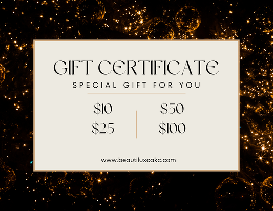 BeautiLuxCA|KC Gift Certificate